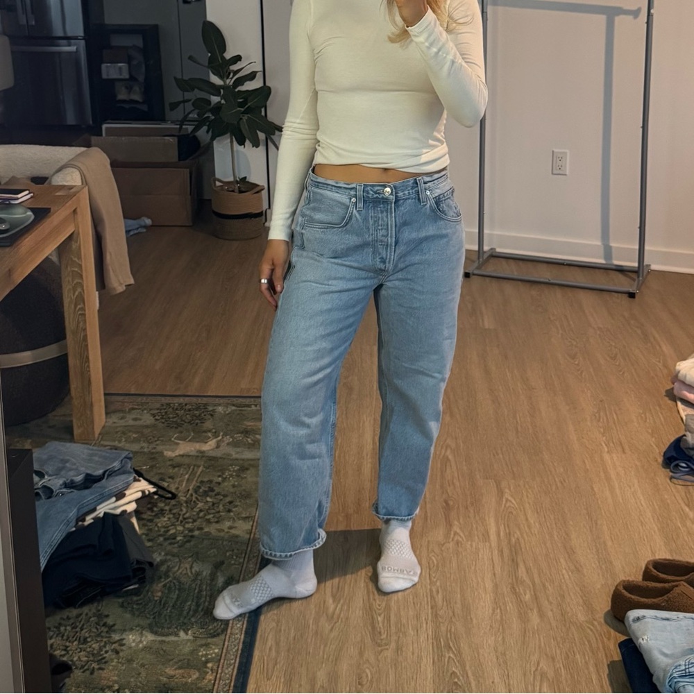 Citizens of Humanity Dahlia bow leg baby roll jeans